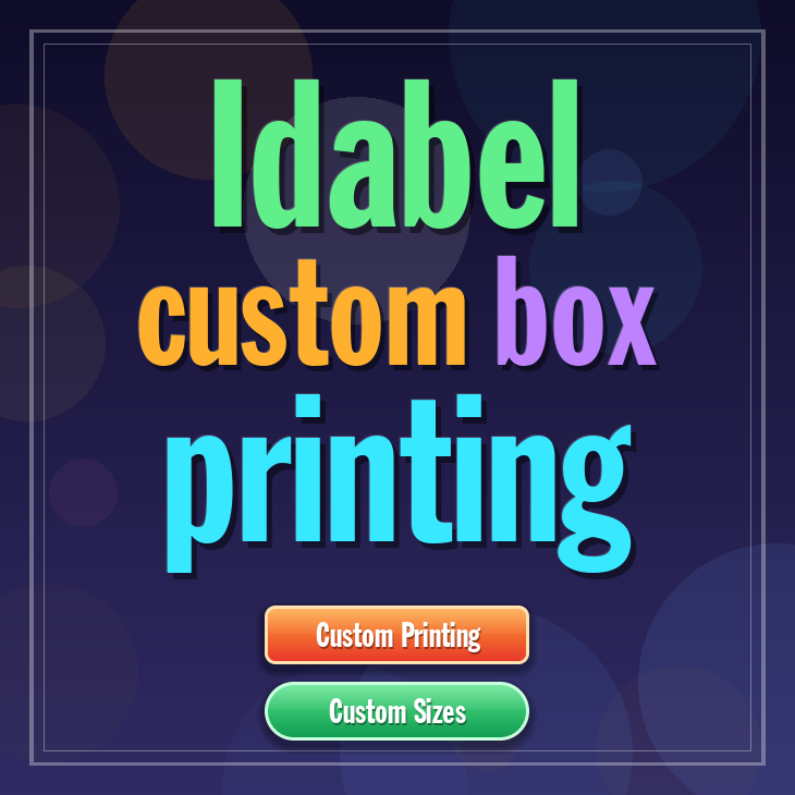 Idabel custom box printing