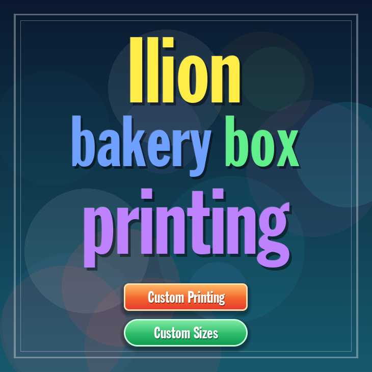 Ilion bakery box printing