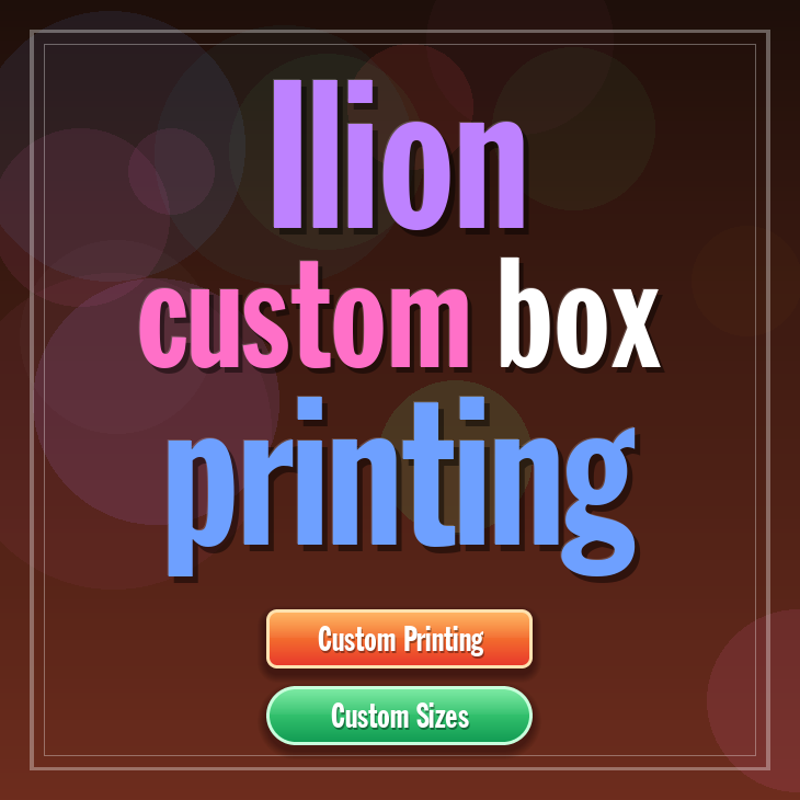 Ilion custom box printing