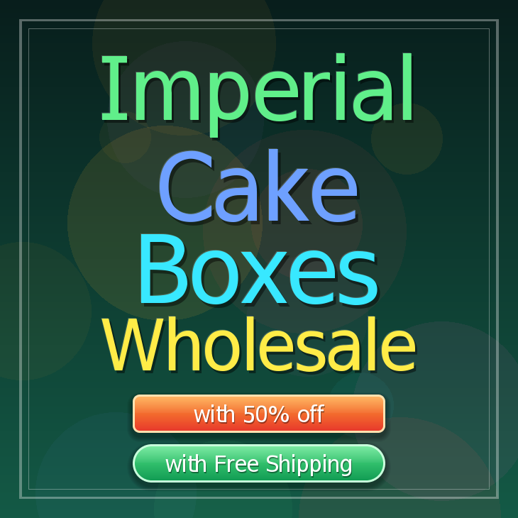Imperial cake boxes