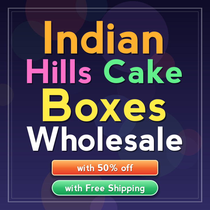 Indian Hills cake boxes
