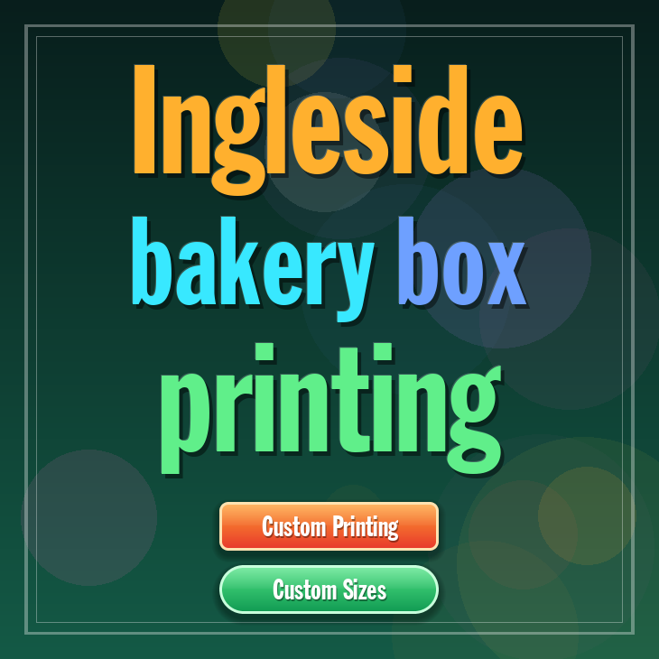 Ingleside bakery box printing