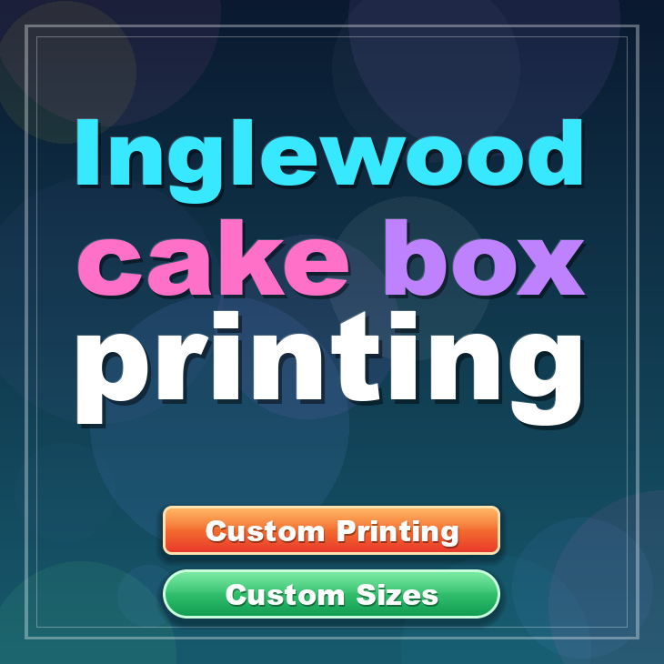 Inglewood cake box printing