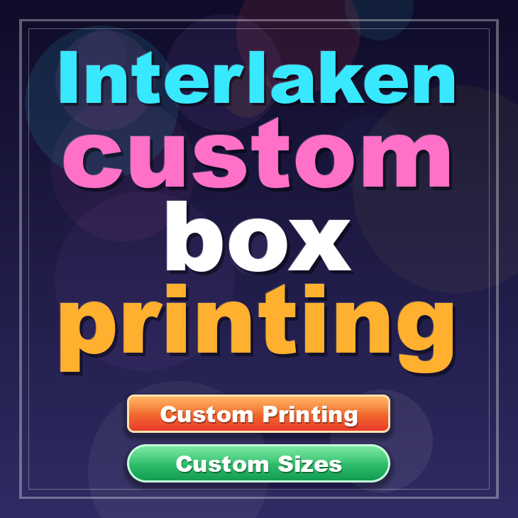 Interlaken custom box printing
