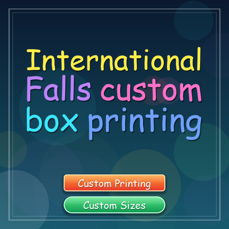 International Falls custom box printing