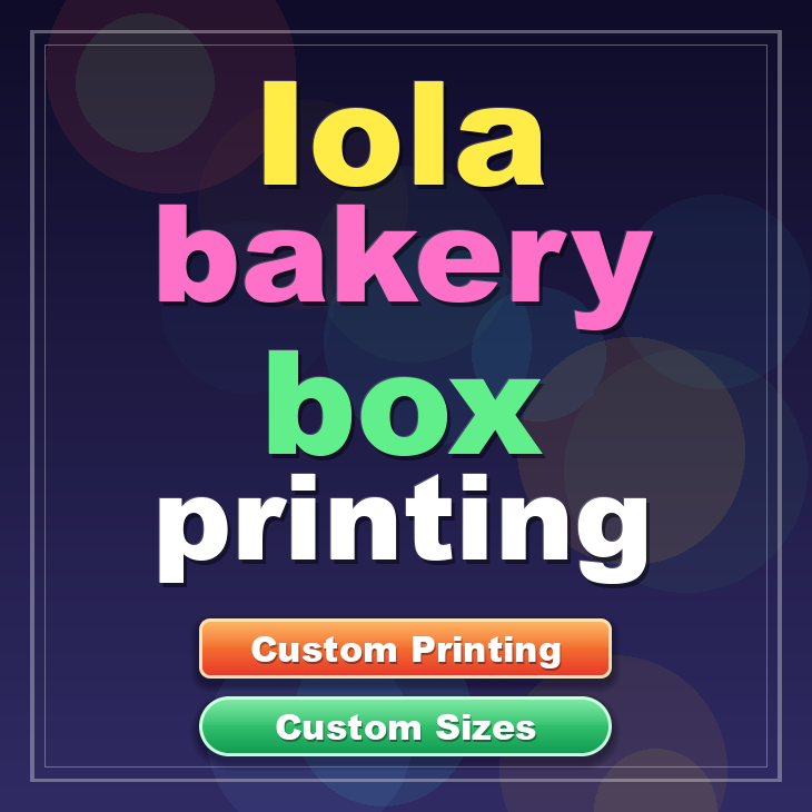 Iola bakery box printing