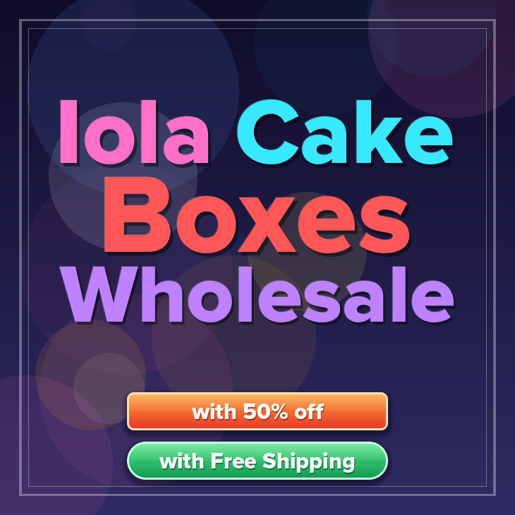 Iola cake boxes