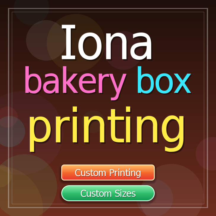 Iona bakery box printing