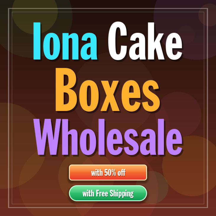 Iona cake boxes