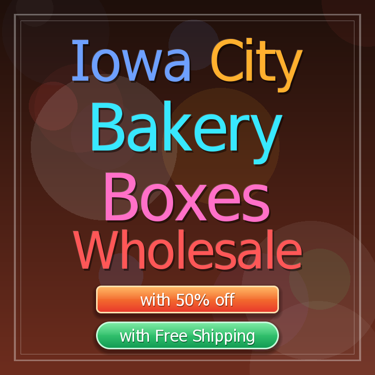 Iowa City bakery boxes