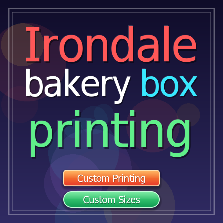 Irondale bakery box printing