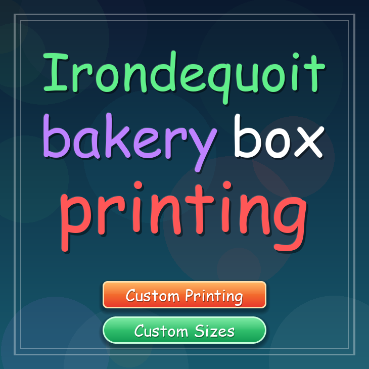Irondequoit bakery box printing