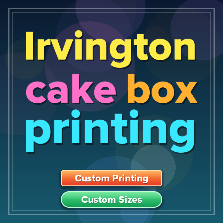 Irvington cake box printing