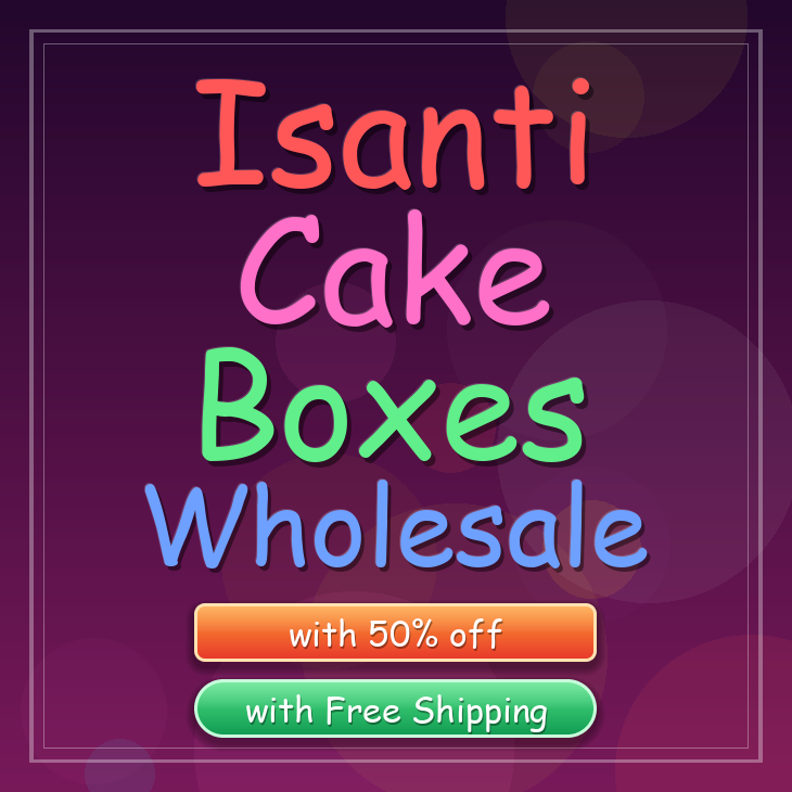 Isanti cake boxes