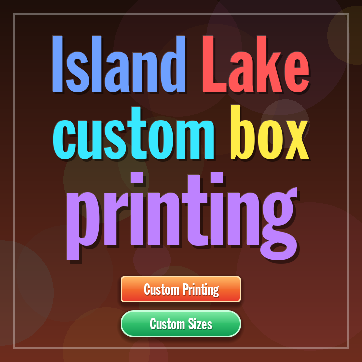 Island Lake custom box printing