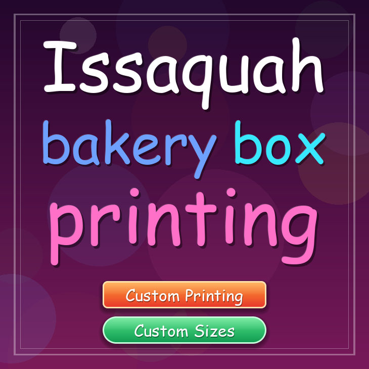 Issaquah bakery box printing