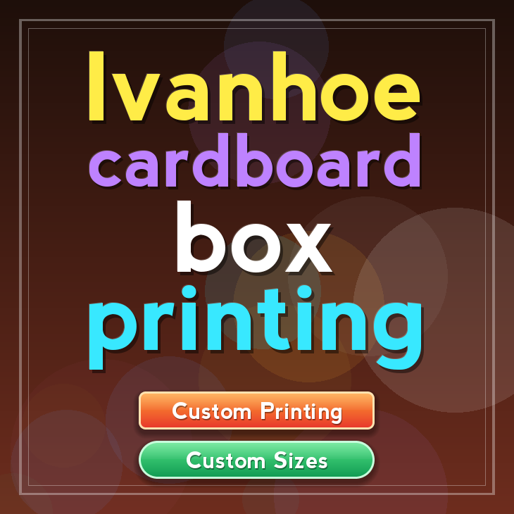 Ivanhoe cardboard box printing