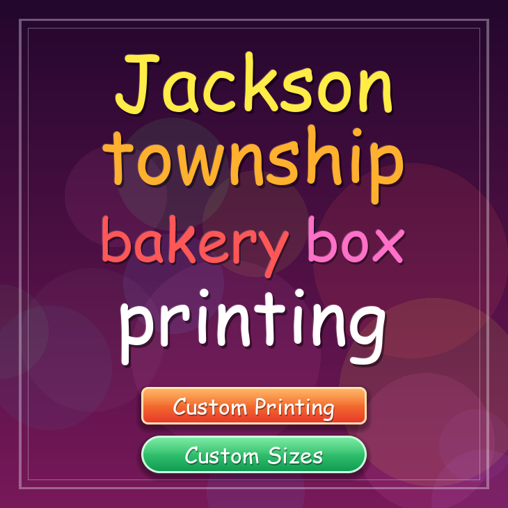 Jackson Township bakery box printing