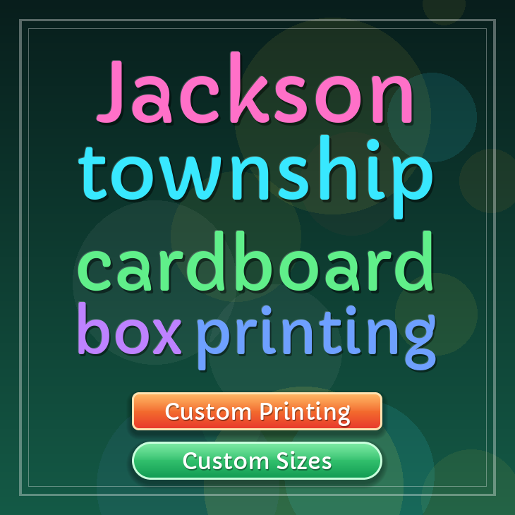 Jackson township cardboard box printing