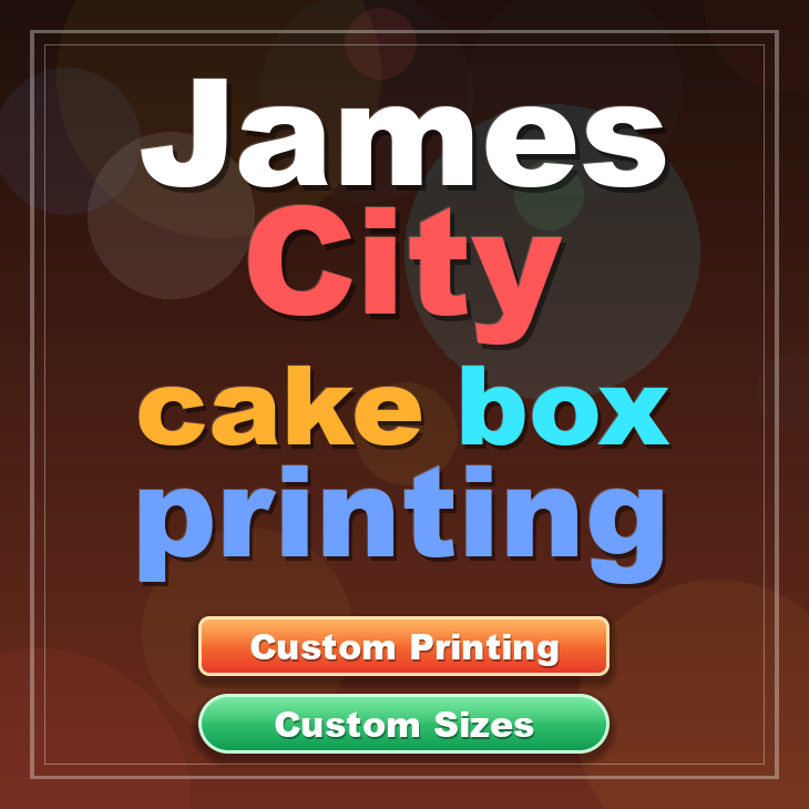 James City cake box printing