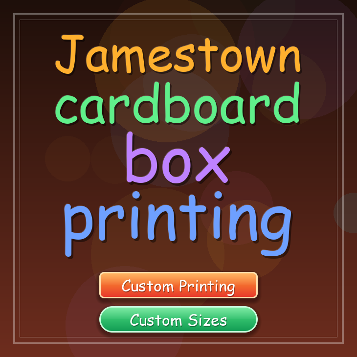 Jamestown cardboard box printing