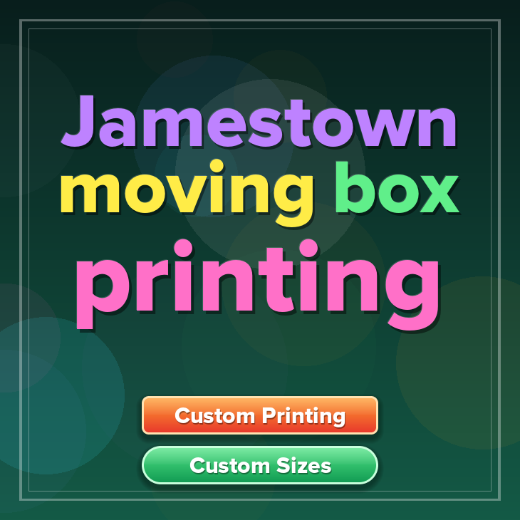 Jamestown moving box printing