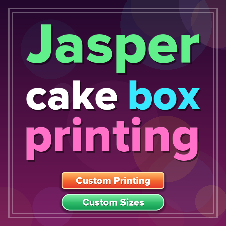 Jasper cake box printing