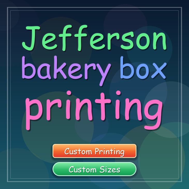 Jefferson bakery box printing