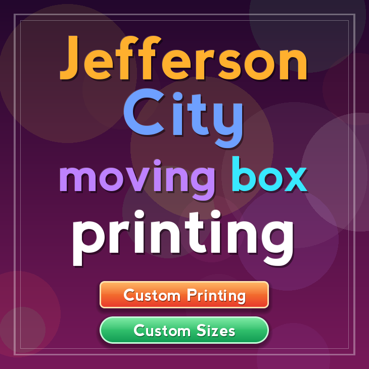 Jefferson City moving box printing
