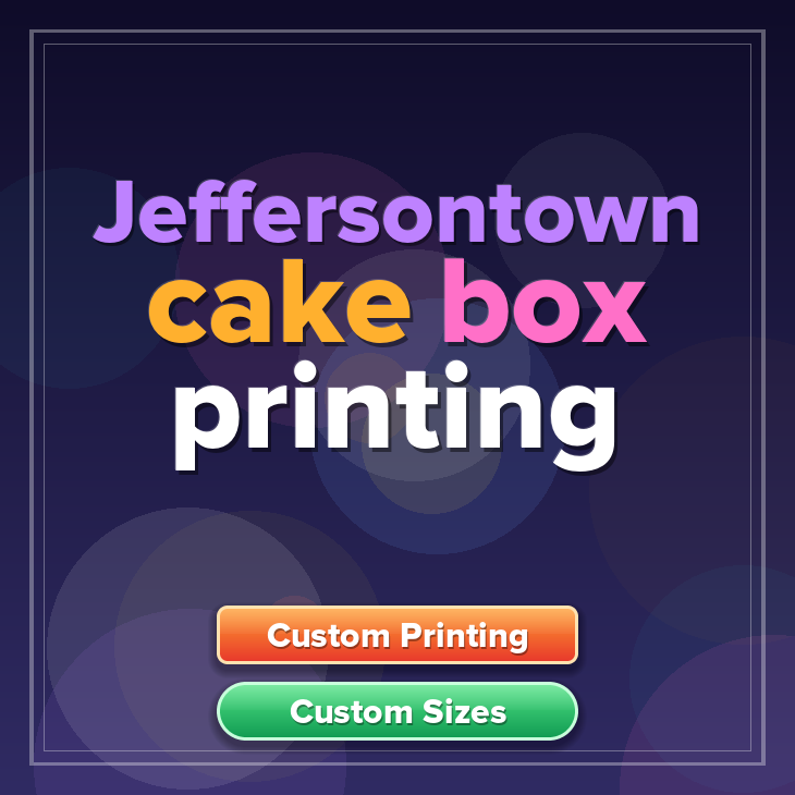 Jeffersontown cake box printing