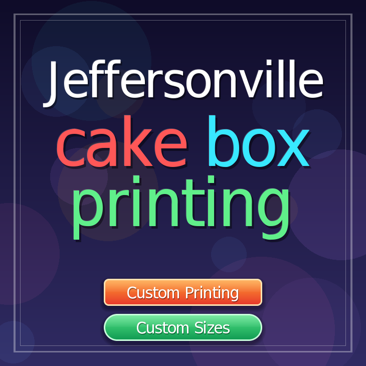 Jeffersonville cake box printing