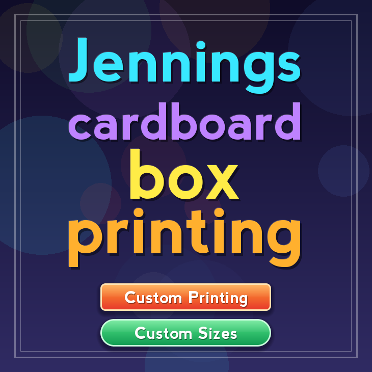 Jennings cardboard box printing