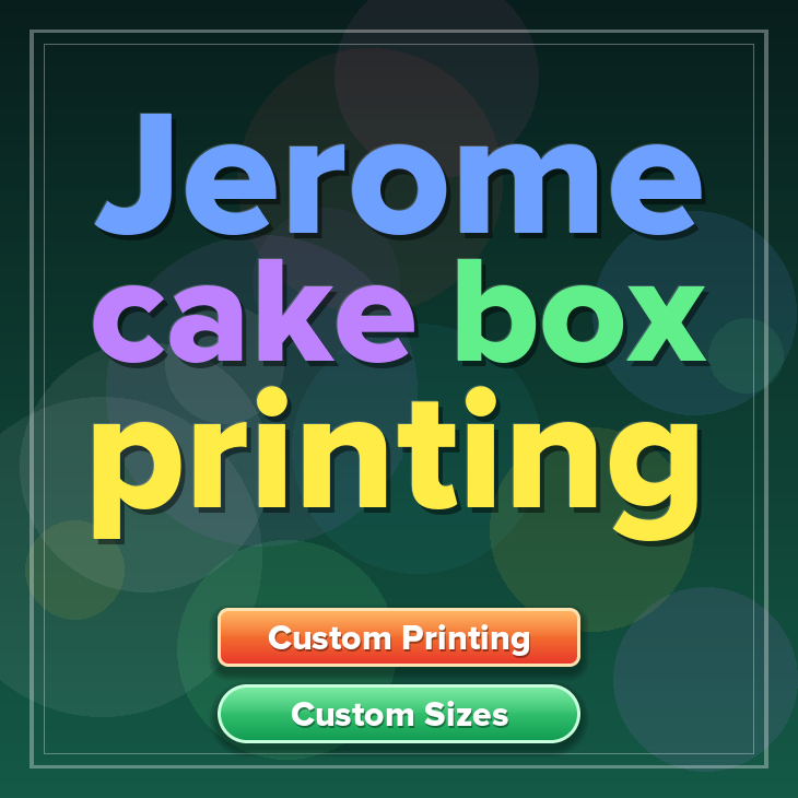 Jerome cake box printing