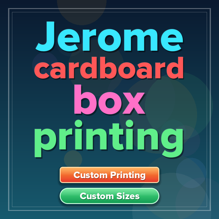 Jerome cardboard box printing