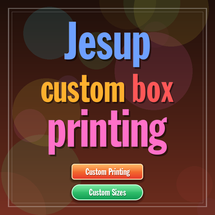 Jesup custom box printing