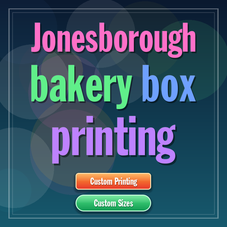 Jonesborough bakery box printing