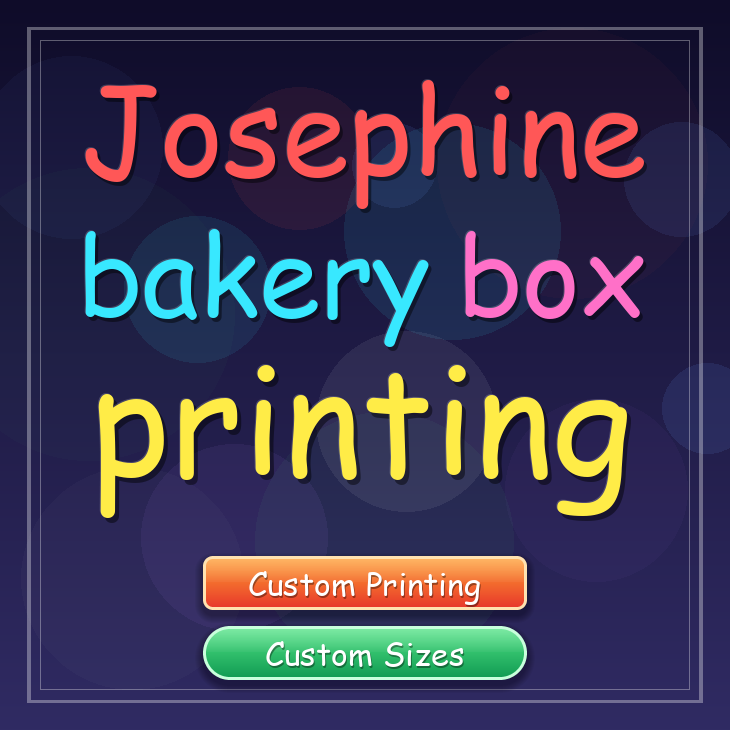 Josephine bakery box printing