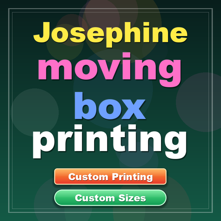 Josephine moving box printing