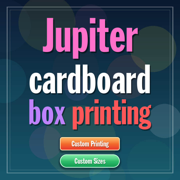 Jupiter cardboard box printing