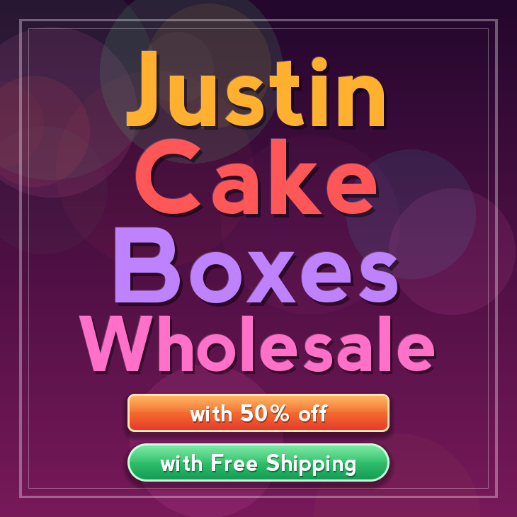 Justin cake boxes