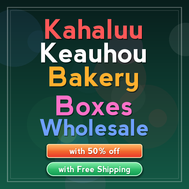 Kahaluu Keauhou bakery boxes