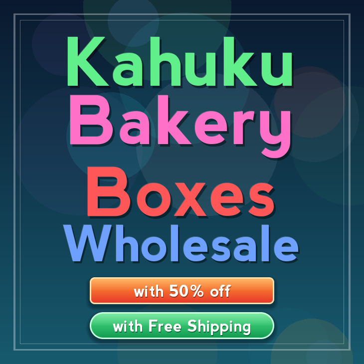 Kahuku bakery boxes