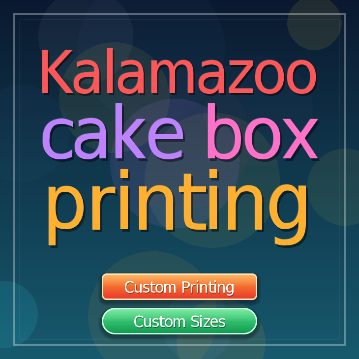 Kalamazoo cake box printing