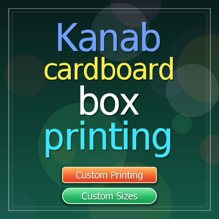 Kanab cardboard box printing