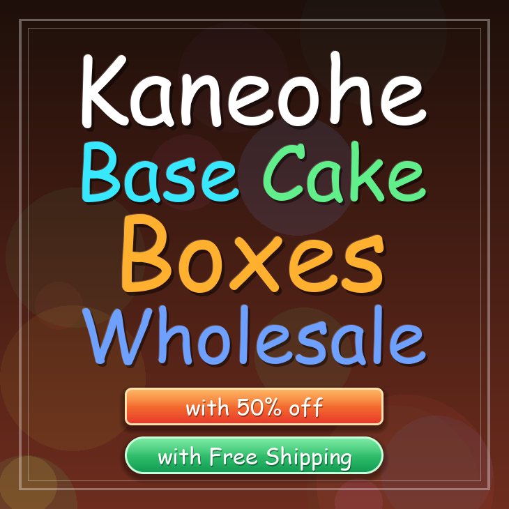Kaneohe Base cake boxes