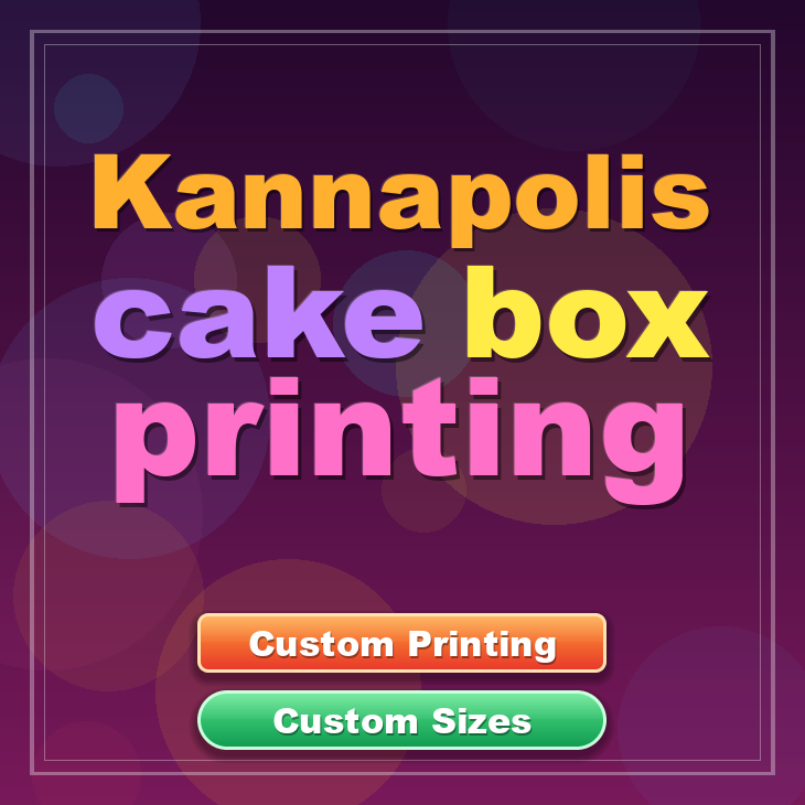 Kannapolis cake box printing