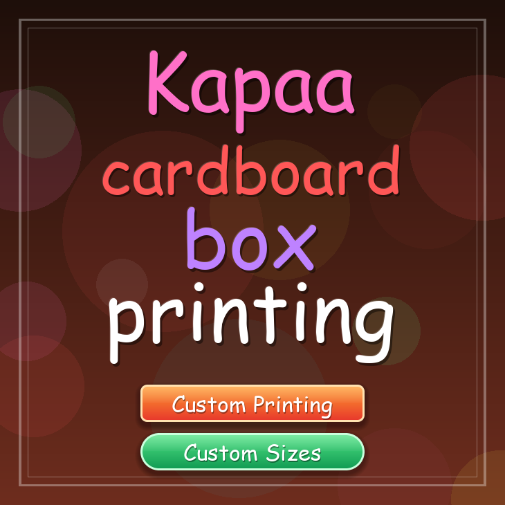 Kapaa cardboard box printing