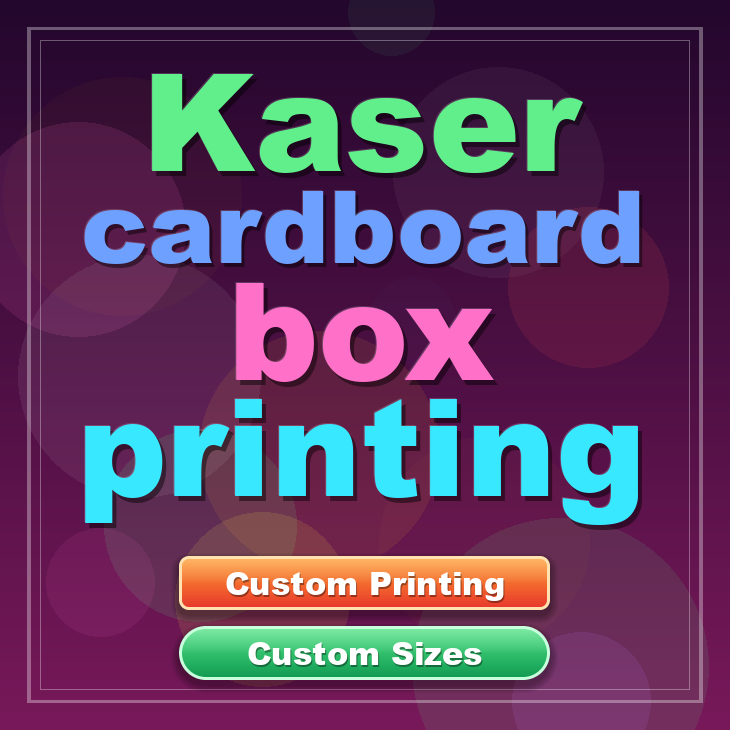 Kaser cardboard box printing
