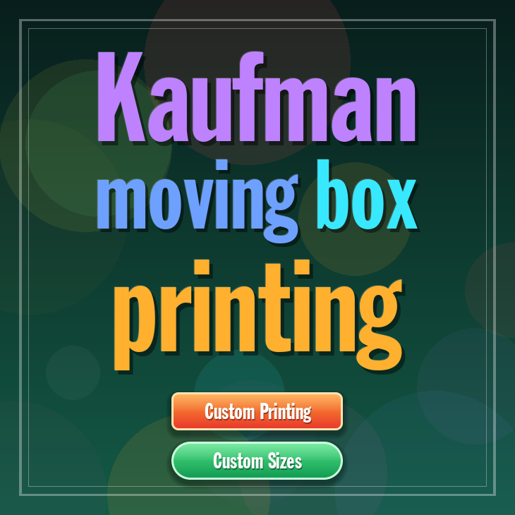 Kaufman moving box printing