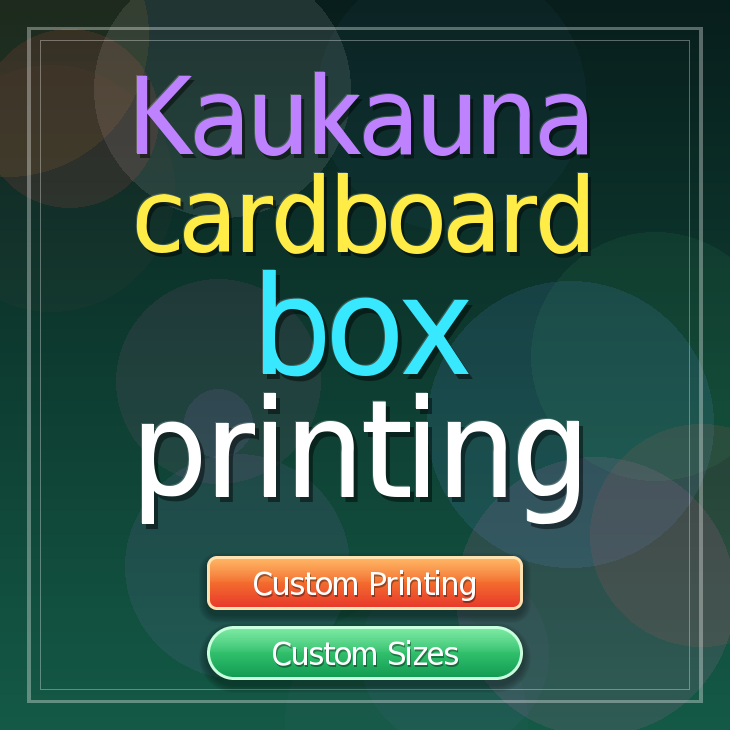 Kaukauna cardboard box printing